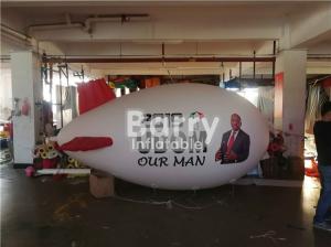 China Large Advertising Airplane Balloon Inflatable Blimp With Custom Logo Printing factory