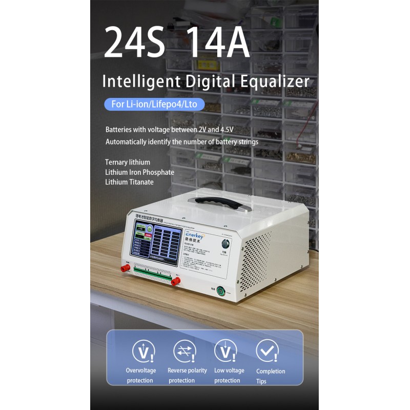 24S 14A Intelligent Automatic Equalizer Battery Repair Machine With Automatic Identification Balanced Voltage Mode