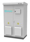 Outdoor battery cabinet with IP 54 protection level，inbuild lithium-ion battery