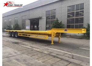 China 3 Axles Front Load Trailer High Strength Steel Material For Cargo Transportation factory