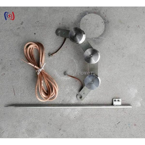 High-Current Hook Grounding Block For Substation Maintenance