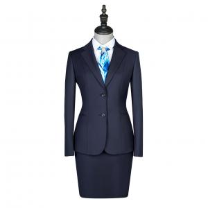China V-neck Collar Blazer Skirt Women Suit Set for Office Pencil Skirt 2 Pieces Formal Suit factory