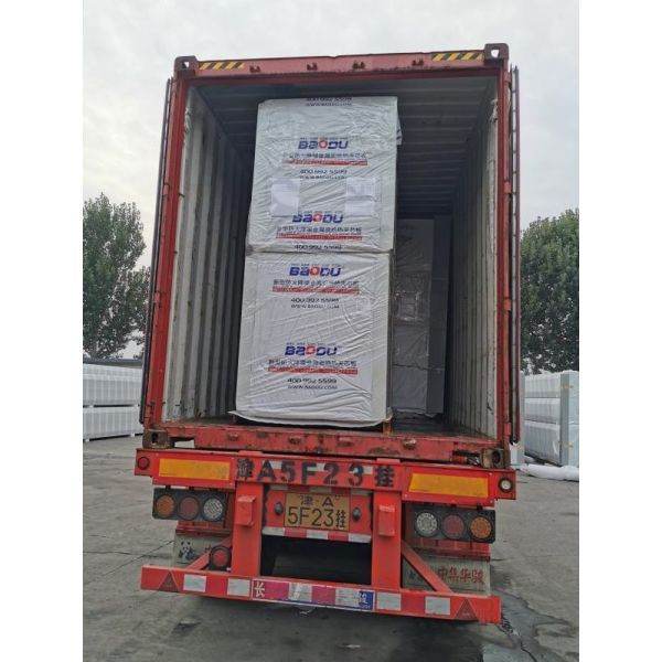 Waterproof Rockwool Sandwich Panel 1000mm Width