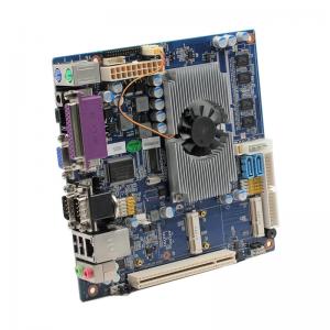China Intel Atom Dual Core D525 Mini Itx Motherboard 6COM Integrated 2GB DDR3 factory