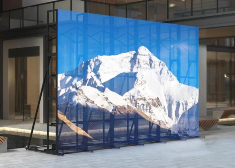 240V SMD Micro Transparent Led Display Board Screen Video Wall