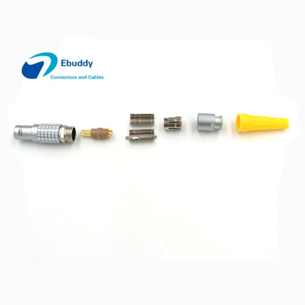 Lemo / ODU Multi Pole Connectors 01 Size striaght male connector FGG.0B.305 / S20L0C-P05MFG0