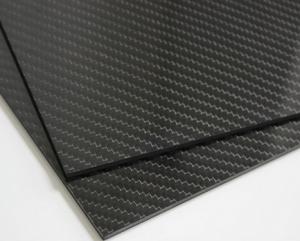 China Glossy finished of carbon fiber sheet for Rc plane factory
