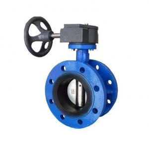 China Pn10/16 Flangeless Butterfly Valve Ductile Iron Cast Iron Wafer Or Lug Type factory