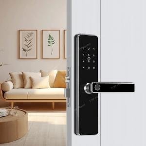 China 433 Residential Smart Door Lock TH521 Aluminium Alloy Apartment Room Door Lock TTLock Biometric Code Card Key Unlock factory