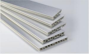 China PVC Skirting Wrapped Waterproof Cladding MDF Skirting Board For Office Building factory