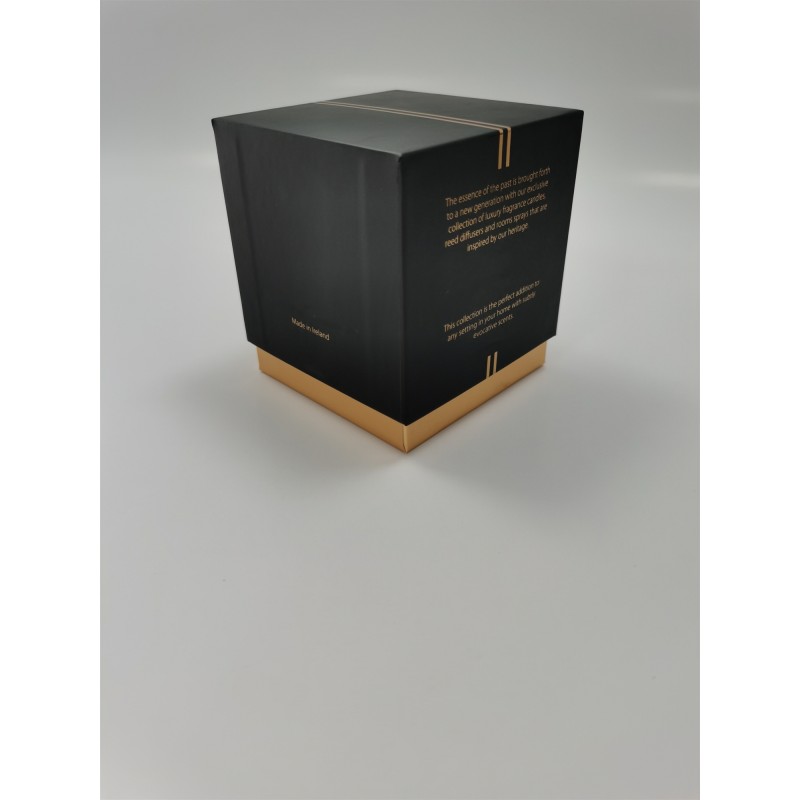 Black Retail Custom Made Packaging Boxes Gift Embossing With Logo SGS