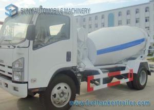 China Isuzu 4CBM Concrete Truck Mixer With Interpump Hydraulic Pump And Motor factory