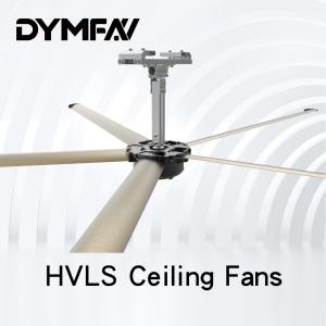 China 4.3m 0.7kw Gearless HVLS High Volume Low Speed Ceiling Fans Residential factory