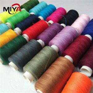 China Dyed Embroidery Bobbin 5000Y Waxed Polyester Thread factory