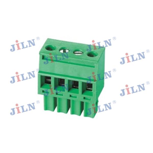 Durable Terminal Block Connector , Pluggable Pcb 3.5mm Screw Terminal