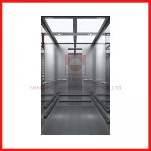 China High Speed Elevator Large Space Stainless Steel For Hospital 1100*2100 Opening Door Size factory