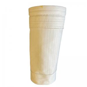 China Nomex Needle Felt Aramid Dust Collector Filter Bag Bead Cuff Two Layers Bottom factory