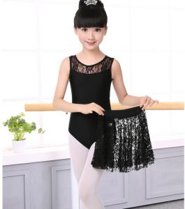 China New Children Latin Dance Dress Long Sleeve Lace Sequin Kids Latin Dresses Girls Stage Performance factory