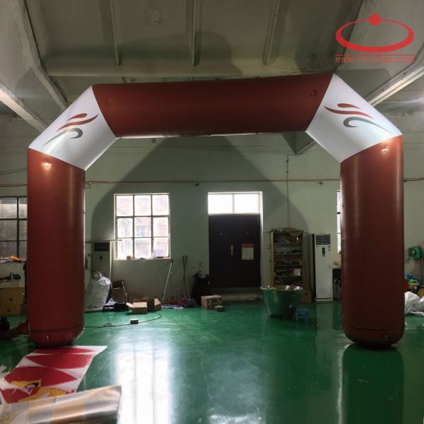 Colorful advertising inflatable full printing color arch inflatable entrance arch for event 6*3m size