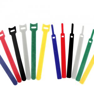 China Colorful Velcro ties, Reusable Fastening Cable Ties, Microfiber Cloth 6-Inch Hook Loop Cord Ties Velcrs12mm*150mm factory