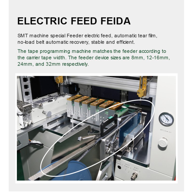 High Speed KA42-3000 IC Programming Equipment Automatic Tape Feeding 3000UPH Chip Burner