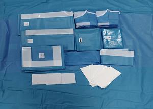 China Hip Procedure Pack SMS Fabric Sterile Green Surgical pack Essential Lamination Patient disposable surgical pack factory