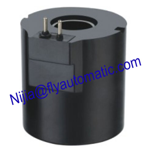 Professional IP67 PIN 2 Hydraulic Solenoid Coil , Terminal Box Type