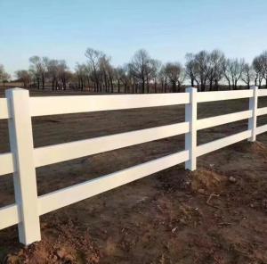 China White Color Vinyl Welded Wire Mesh Fence For Paddock Horse Ranch factory