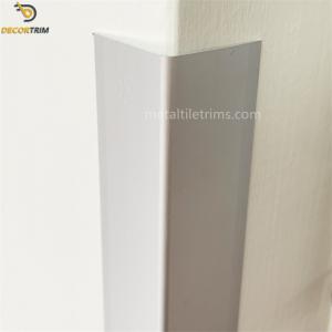 China Aluminum Wall Corner Protector Strips Powder Coat Finish 50x50x2500mm factory