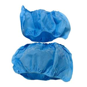 China Anti Skid Disposable Non Woven Shoe Cover Thickened Full Elastic Printing on sale