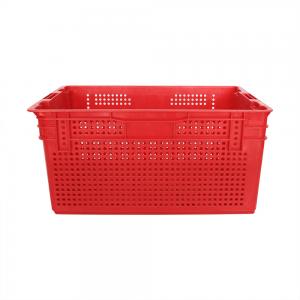 China Chicken Turnover Box Poultry Plastic Transport Crate with ISO9001 Certification factory