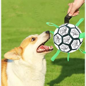 China Multifunctional Outdoor Interactive Soccer Ball Toy For Dog Nibbling Training Rope factory