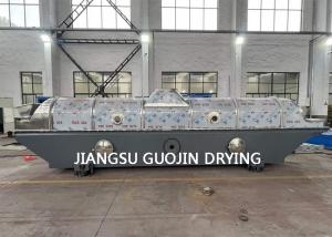 China Chemical Processing Continuous Fluid Bed Dryer 0.9X7.5M For Boric Acid factory