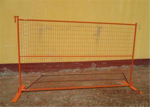 6'x10' construction fence frame 1/25mm x thickness 16ga mesh spacing ,4x12/100mmx300mm x 3.00mm diamcoated orange