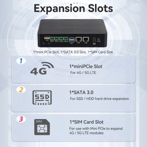 Dual LAN 4COM ARM RK3568 Industrial PC DDR4 8G EMMC 16G Android 11 Embedded Mini