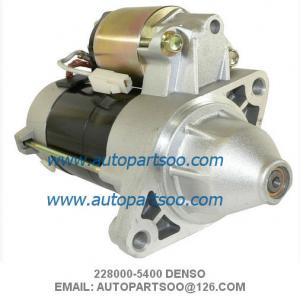 China Denso Starter Motor 228000-5400 WAI 18414N 12V 9Tooth 0.9kw Kubota Mower Front on sale