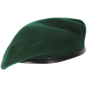 China OEM Classic French Military Beret With Soft Black Leather factory