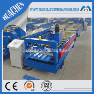 China Hydraulic Roofing Sheet Roll Forming Machine , Sheet Metal Roll Former Machinery factory