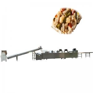 China Hard Protein Bar Making Machine / Hard Peanut Bar Processing Line on sale