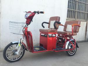 China Two Persons 3 Wheel Electric Tricycle Scooter 800W Brushless Steel Frame factory