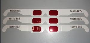 China 3D Red Decoder Glasses With Paper Frame , Disposable 3D Glasses on sale