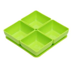 China Colorful ABS Injection Molded Plastic Trays For Household Plastic Serving Trays factory