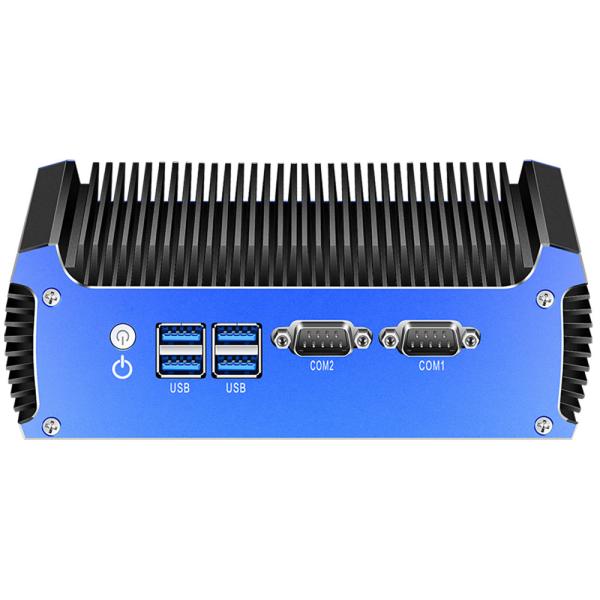 China Dual LAN Dual COM Intel Fanless Mini PC With DDR3 RAM Up To 8GB Linux And mSATA factory