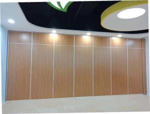 China Classroom Acoustic Sliding Operable Partition Wall Panel Width 500 - 1200 mm factory