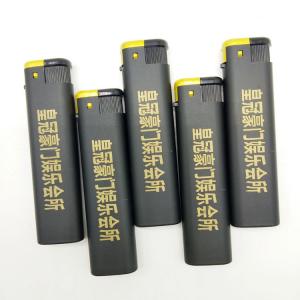 China Customization Disposable Butane Gas Plastic Flameless Lighter with Windproof Feature on sale