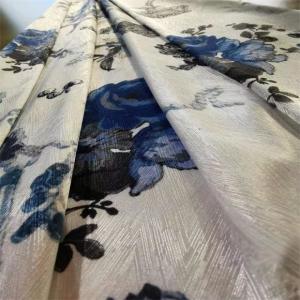 China 75d Polyester Chiffon Fabric 100gsm Herringbone Printed on sale