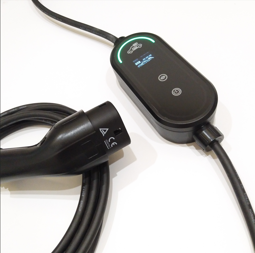 7KW Mode 2 Schuko Ev Charger 16a Power Plug With Temperature Sensor