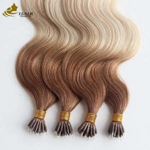 China ODM Nano Prebonded Hair Extensions 100% Human Hair Body Wave factory
