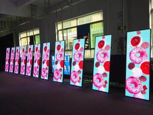China Banner Stand Custom Led Panels Poster Screen , Digital Led Display Board Durable factory