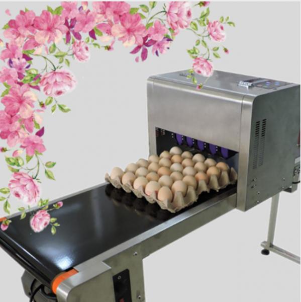 China Printing 120000 Eggs / H Egg Stamping Machine For Bar Code Or Graphic LOGO factory